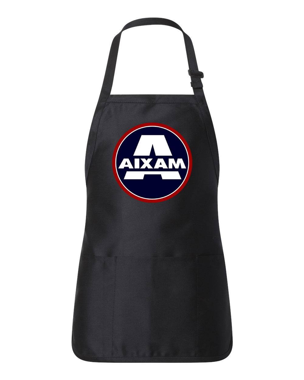 Aixam 1983 Cars Logo Symbol Emblem Customized Design on Full-Length Apron with Pouch Pocket