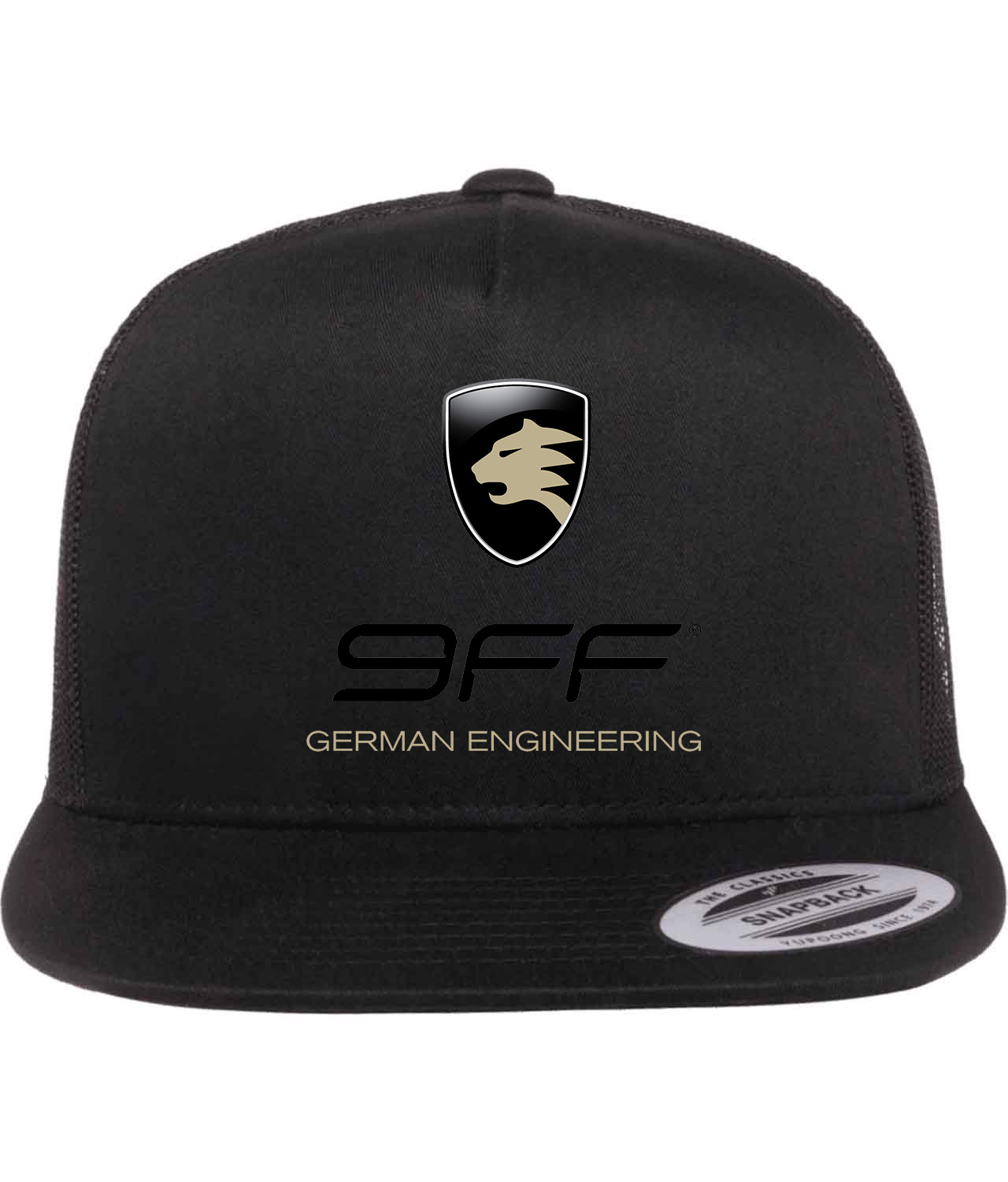 9ff 2001 Cars Logo Symbol Emblem Customized Design on Classic Trucker Cap Hat