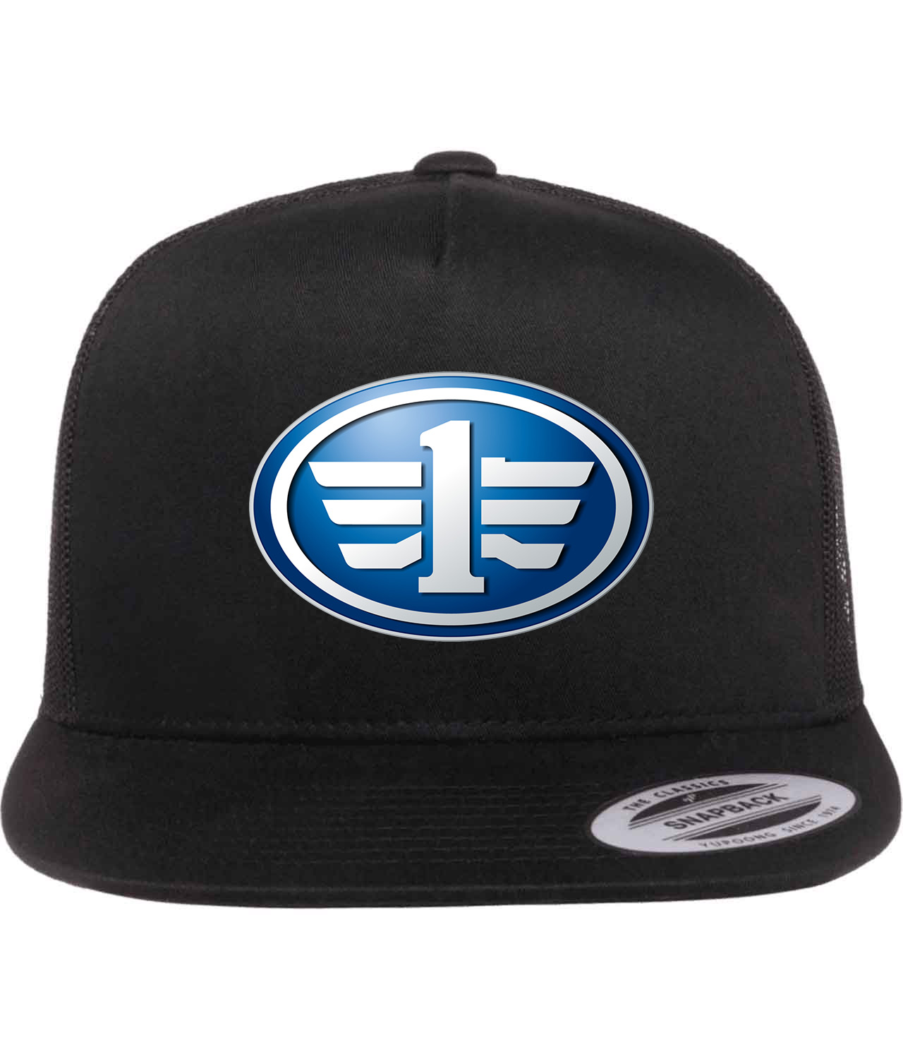 FAW Present Cars Logo Symbol Emblem Customized Design on Classic Trucker Cap Hat
