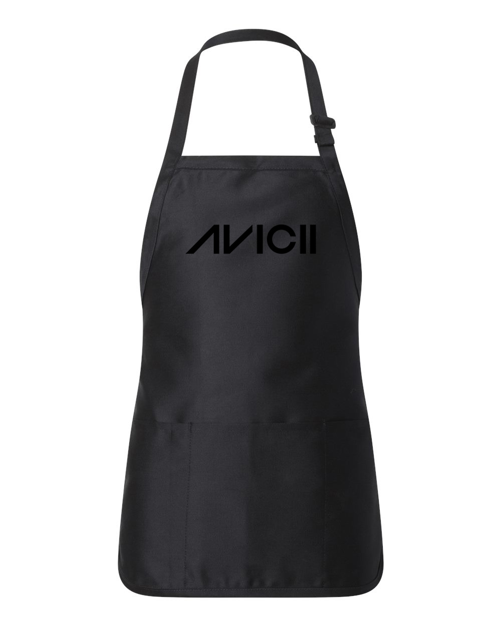 Avicii Music Logo Symbol Emblem Customized Design on Full-Length Apron with Pouch Pocket