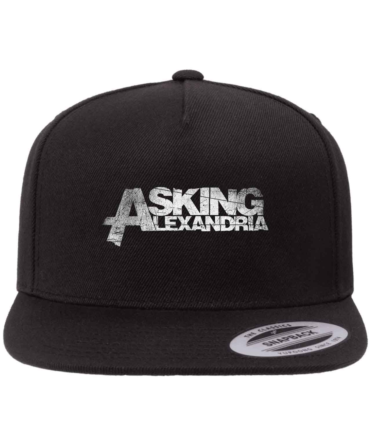 Asking Alexandria Emblem Music Logo Customized Design on Wool 5-Panel Cap Hat