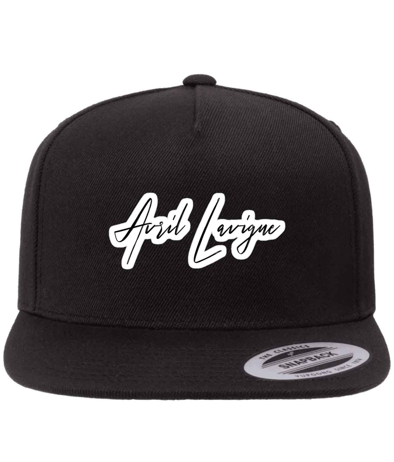 Avril Lavigne Music Logo Customized Design on Wool 5-Panel Cap Hat