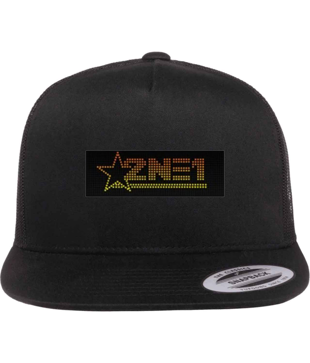 2NE1 2009 Music Logo Symbol Emblem Customized Design on Classic Trucker Cap Hat