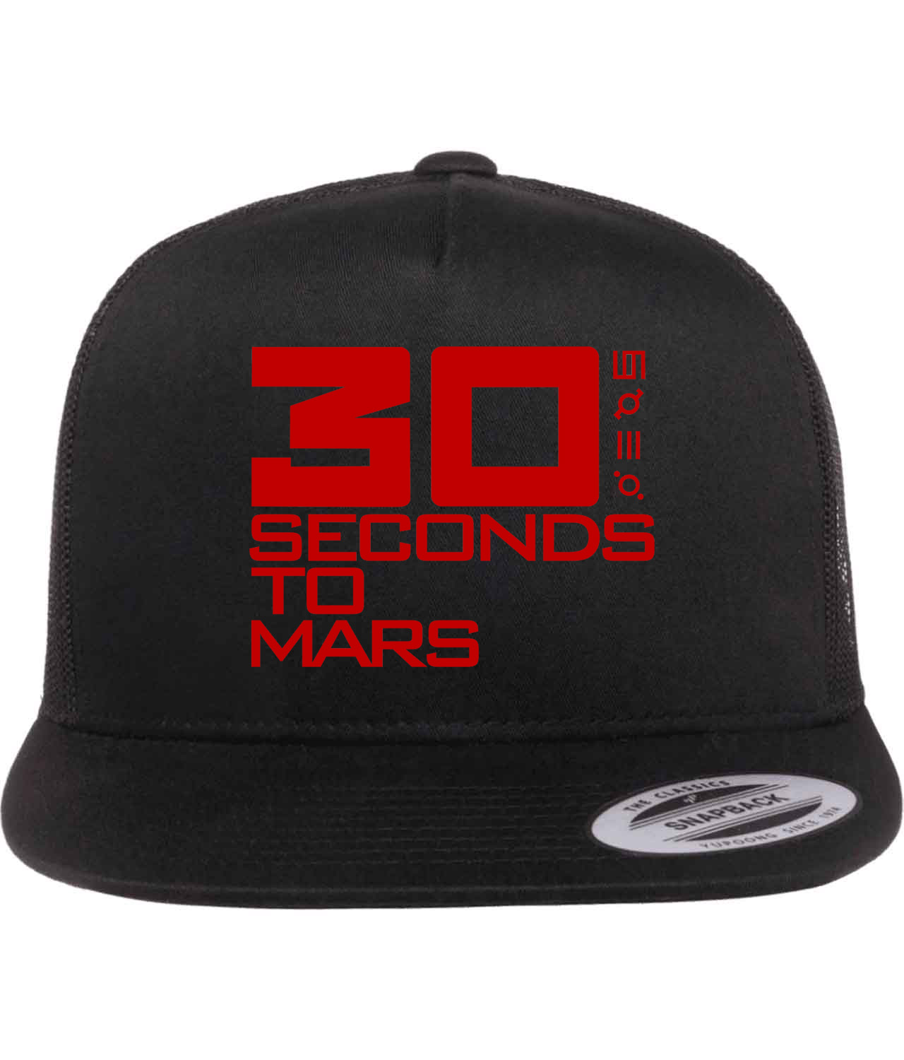 30 Seconds To Mars Music Logo Symbol Emblem Customized Design on Classic Trucker Cap Hat