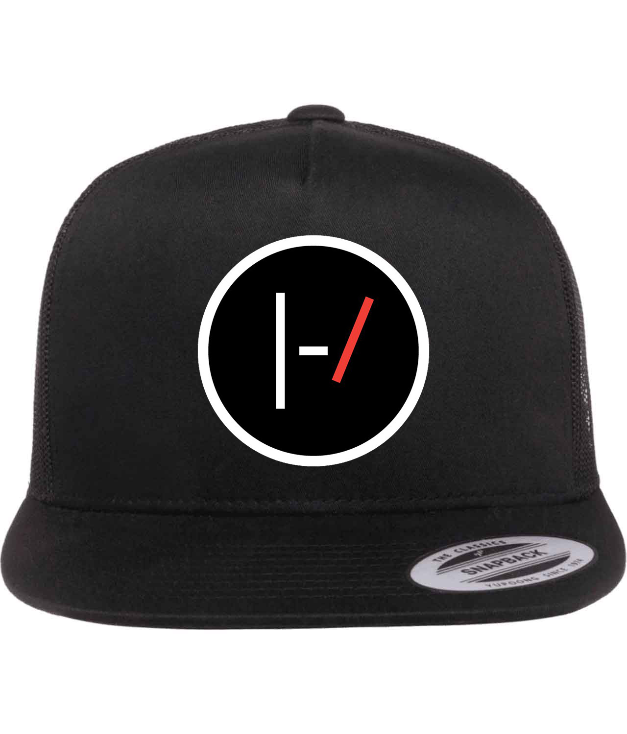 Twenty One Pilots Symbol Music Logo Symbol Emblem Customized Design on Classic Trucker Cap Hat