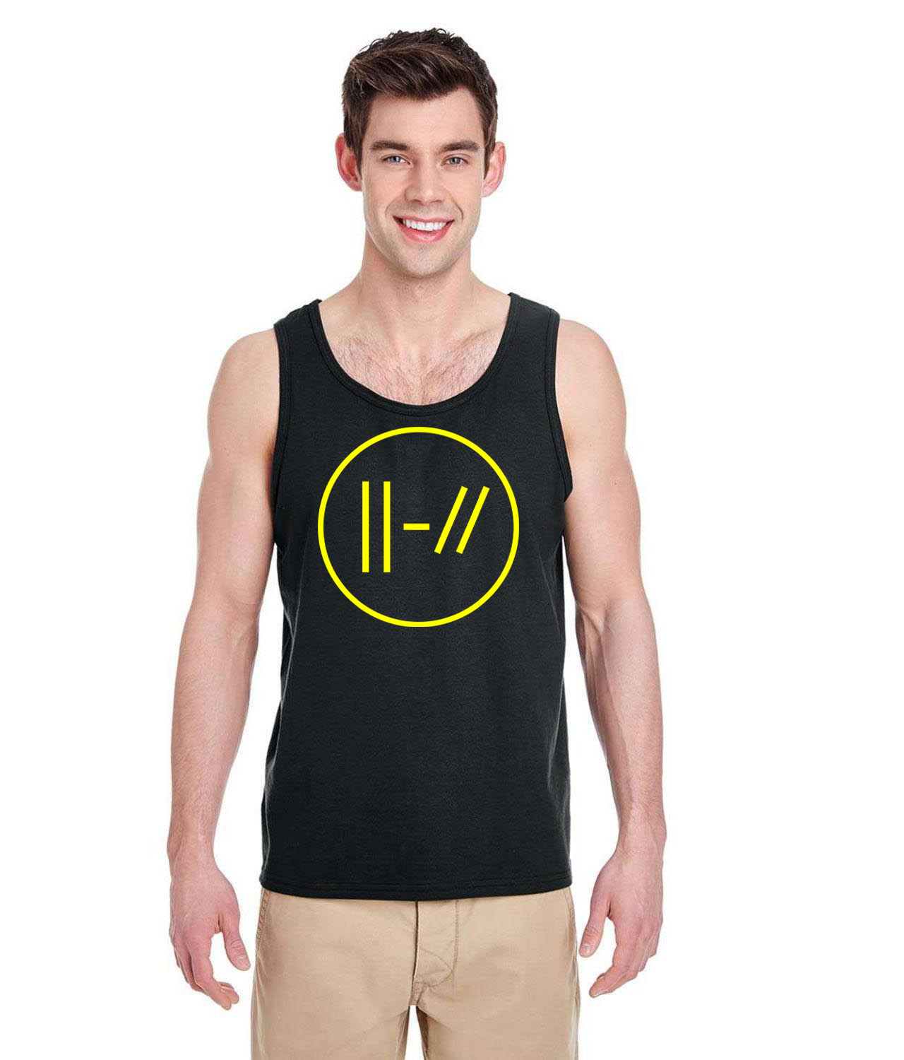 Twenty One Pilots 2018 Music Logo Symbol Emblem Customized Design on Unisex Tank Top