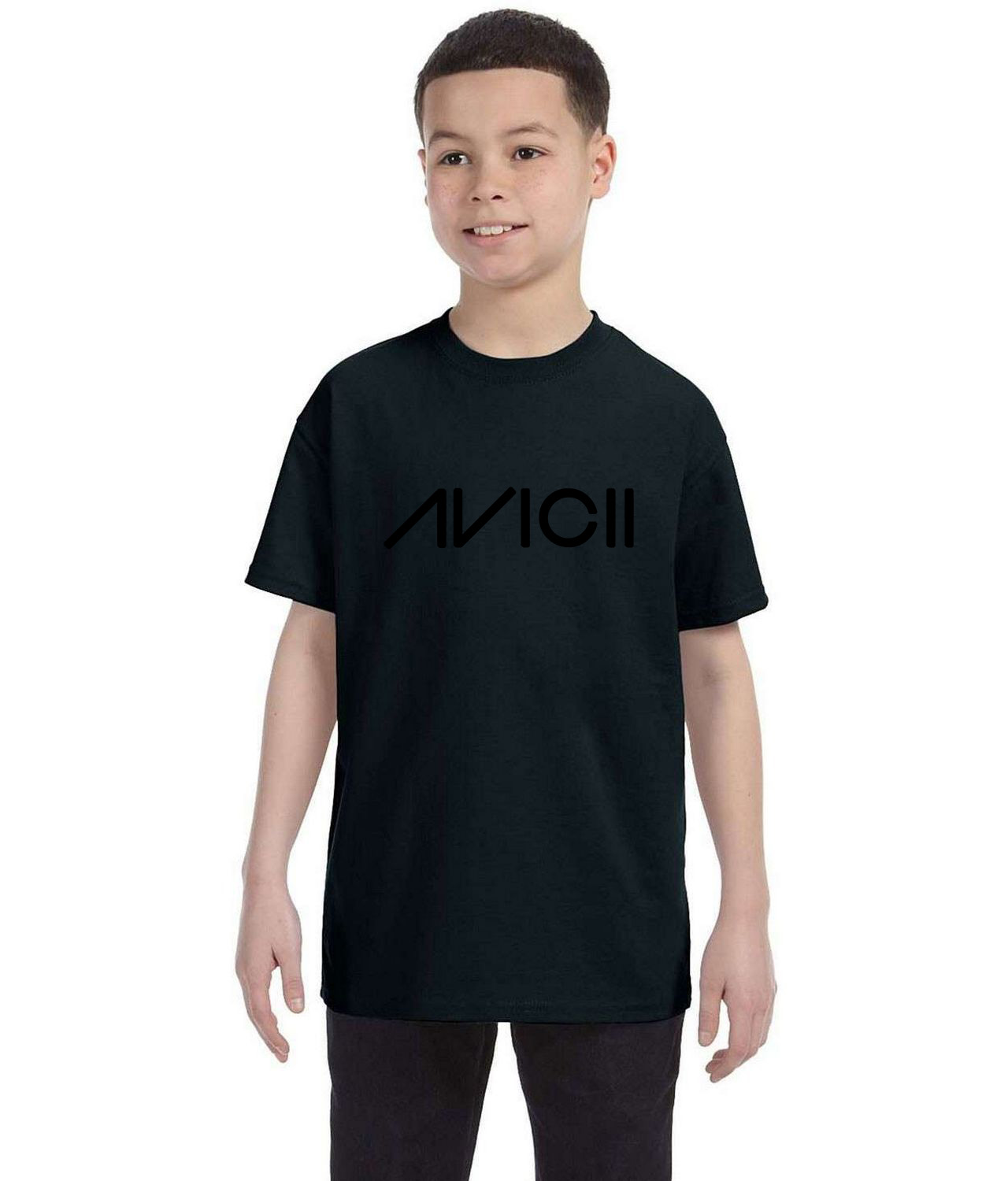 Avicii 2008-2013 Music Logo Symbol Emblem Customized Design on Youth T-Shirt Tee