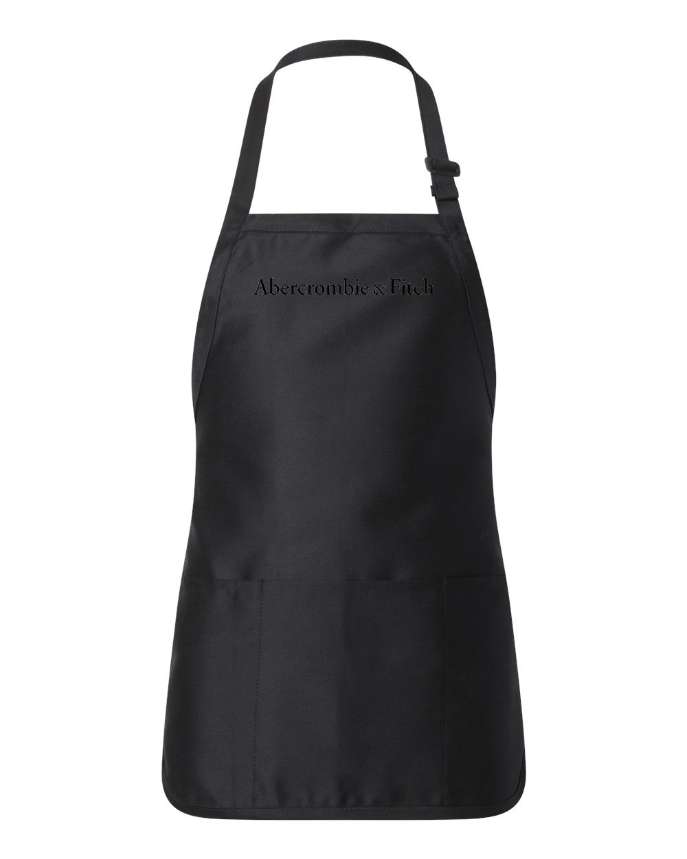 Abercrombie & Fitch 1892 Fashion Logo Symbol Emblem Customized Design on Full-Length Apron with Pouch Pocket