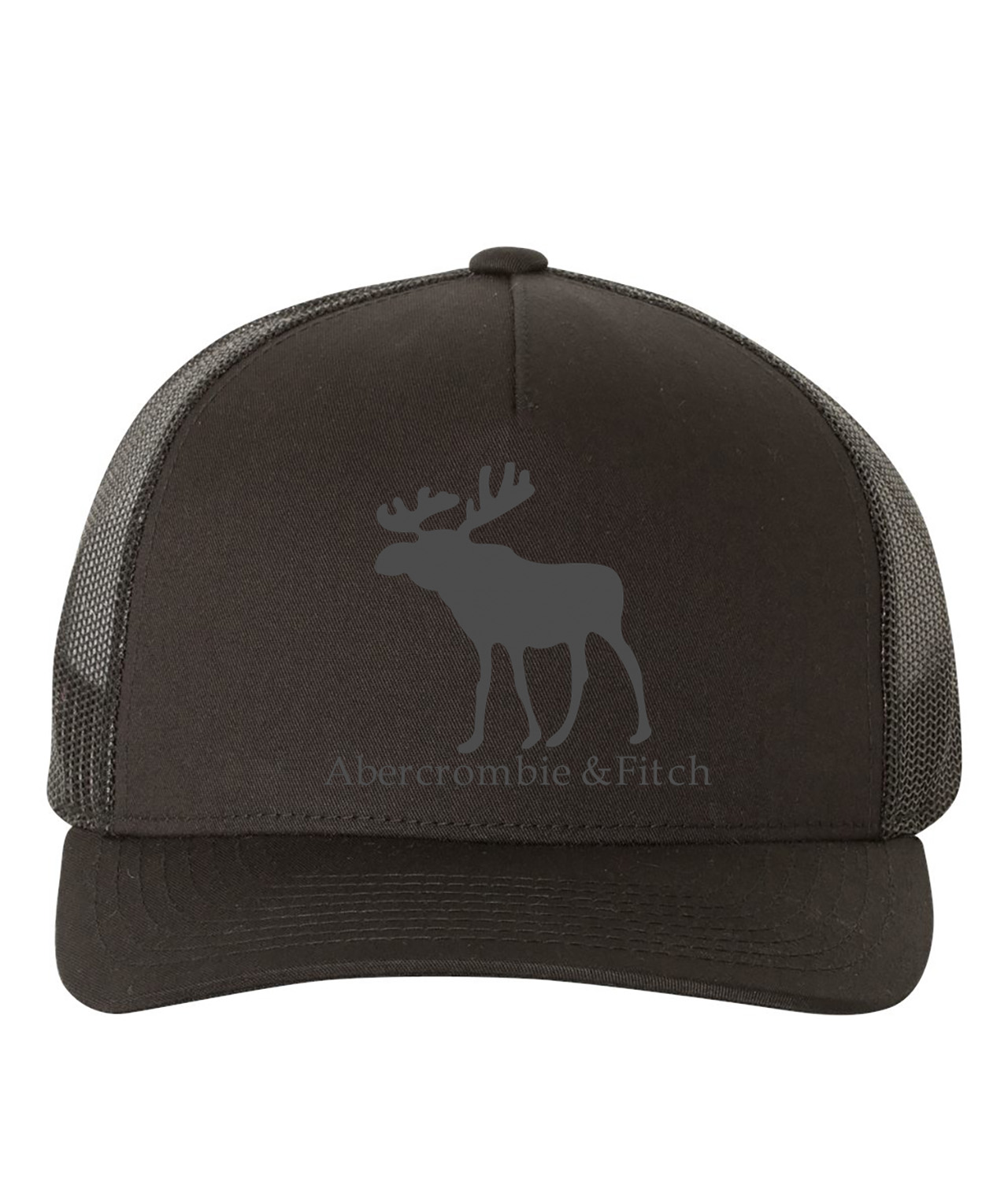 Abercrombie & Fitch Fashion Logo Symbol Emblem Customized Design on Retro Trucker Cap Hat