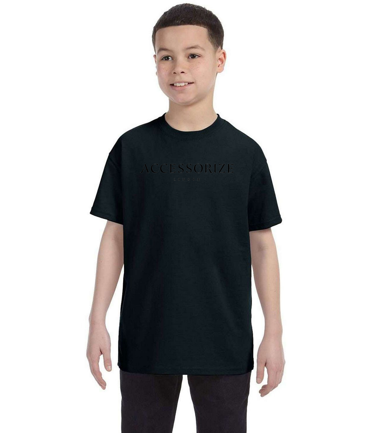 Accessorize Fashion Logo Symbol Emblem Customized Design on Youth T-Shirt Tee