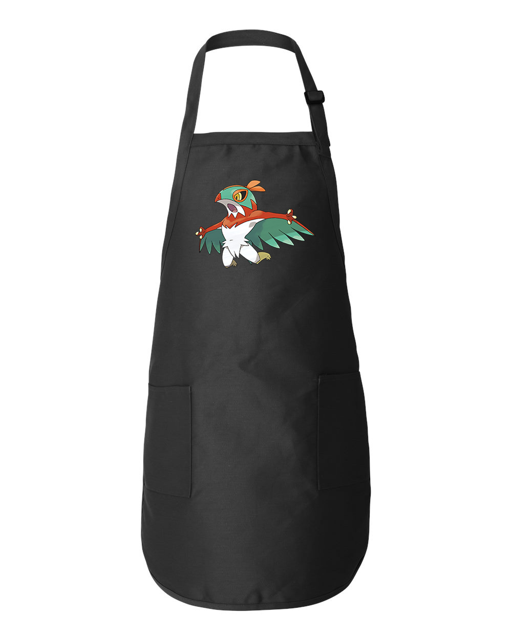 Hawlucha Pokemon Media Logo Symbol Emblem Customized Design on Full-Length Apron with Pockets