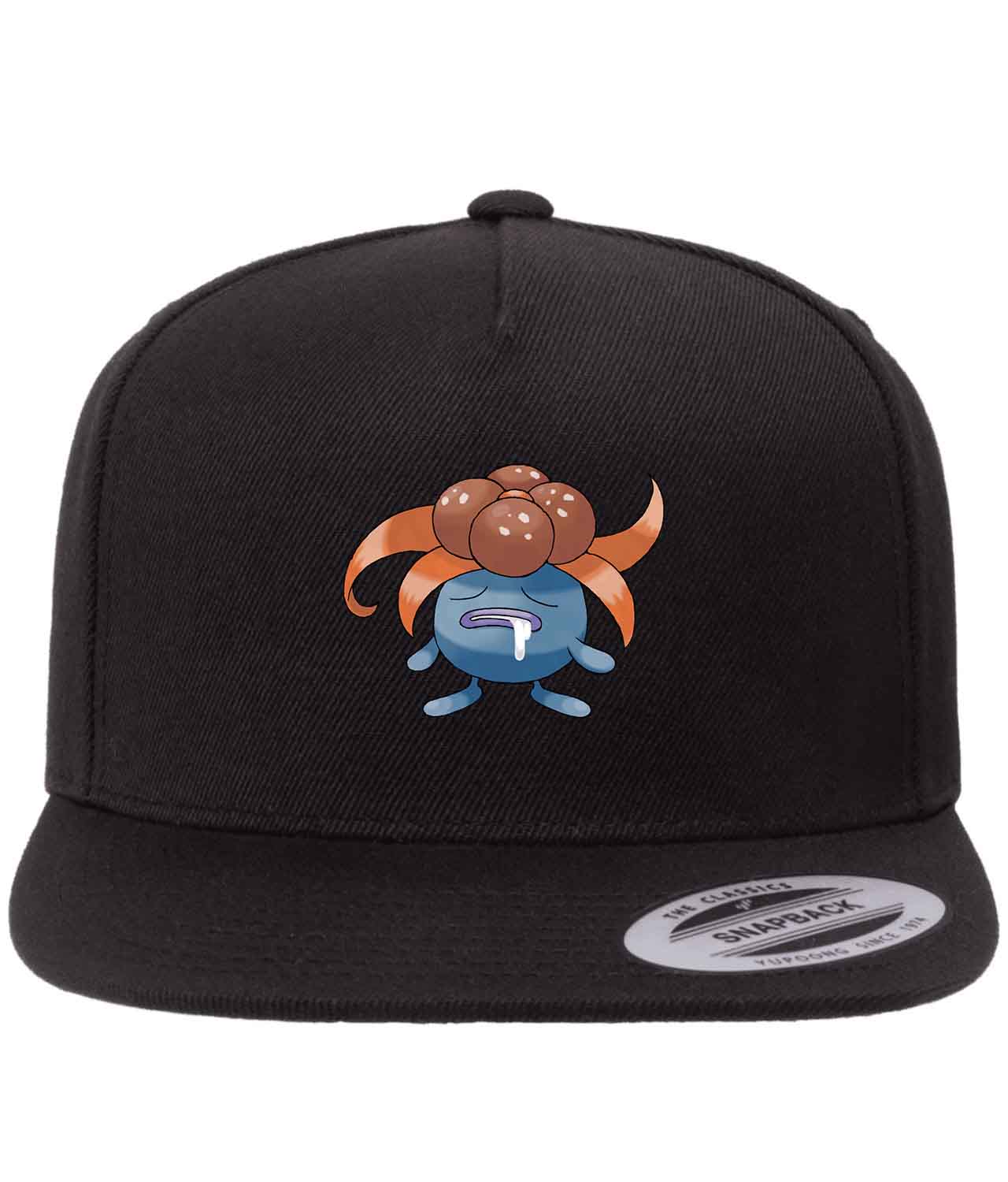 Pokemon Gloom Media Figure Customized Design on Wool 5-Panel Cap Hat