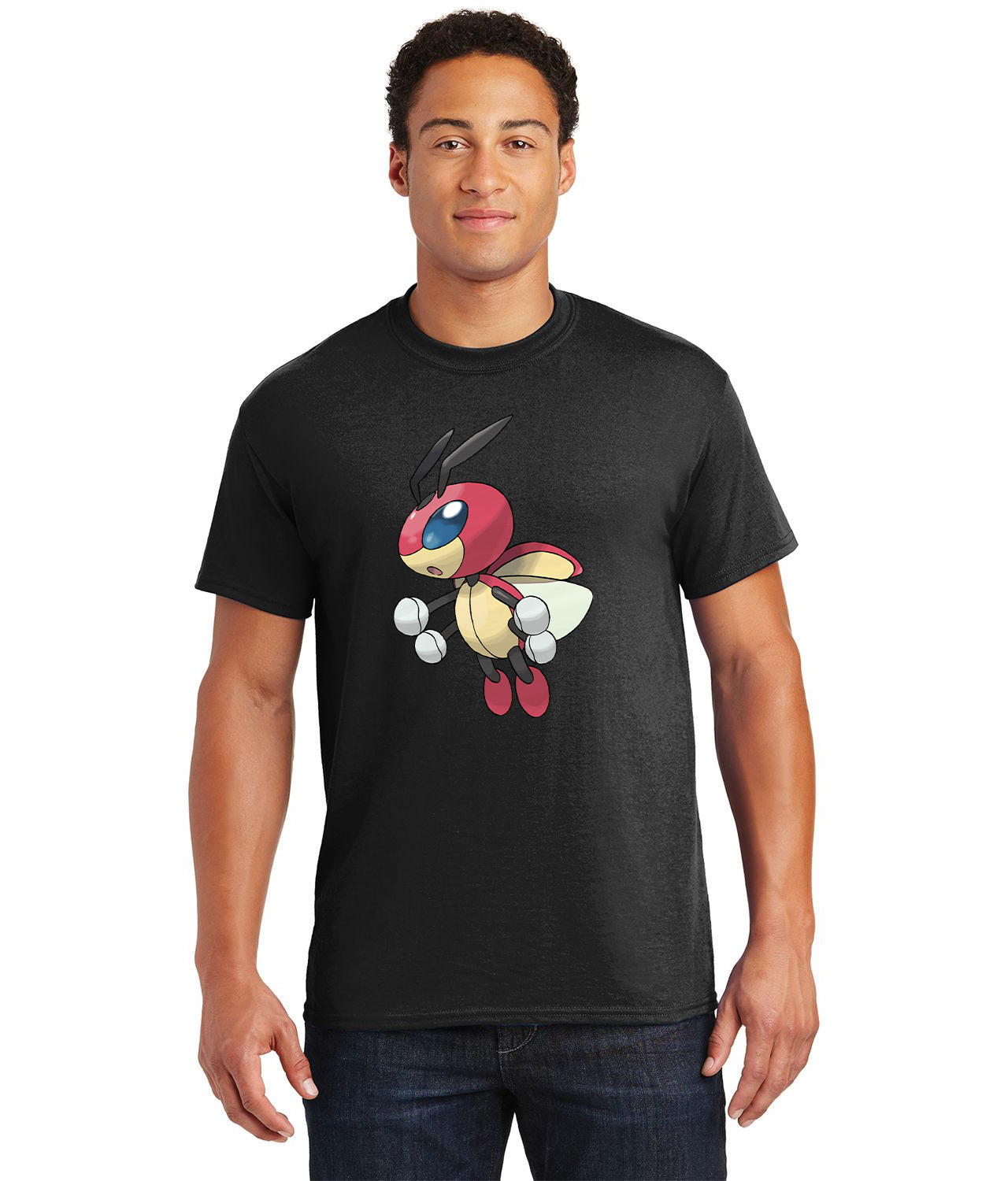 Ledian Pokemon Media Logo Customized Design on Unisex Tshirt Tee