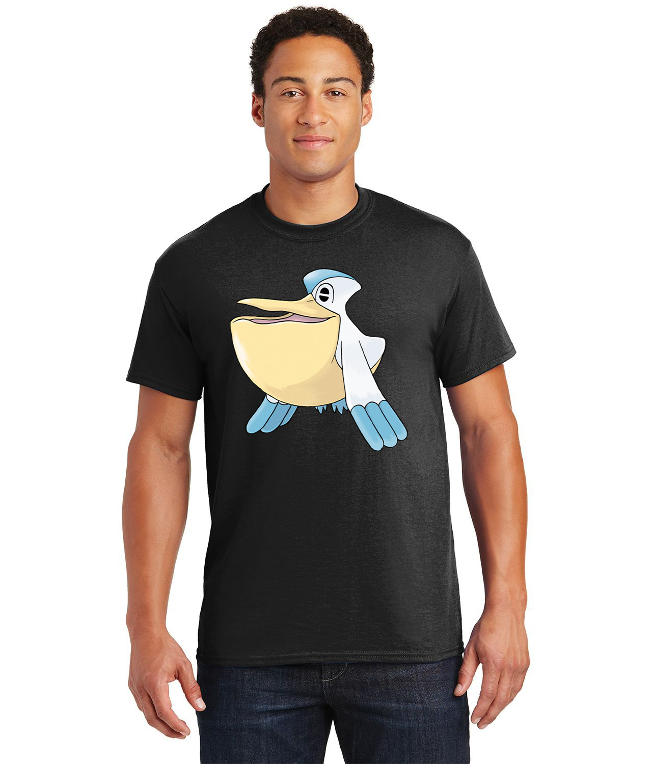 Pelipper Pokemon Media Logo Customized Design on Unisex Tshirt Tee