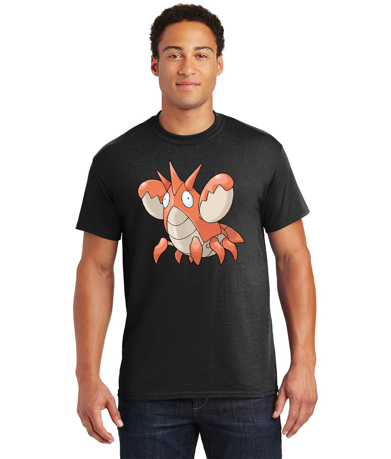 Corphish Pokemon Media Logo Customized Design on Unisex Tshirt Tee