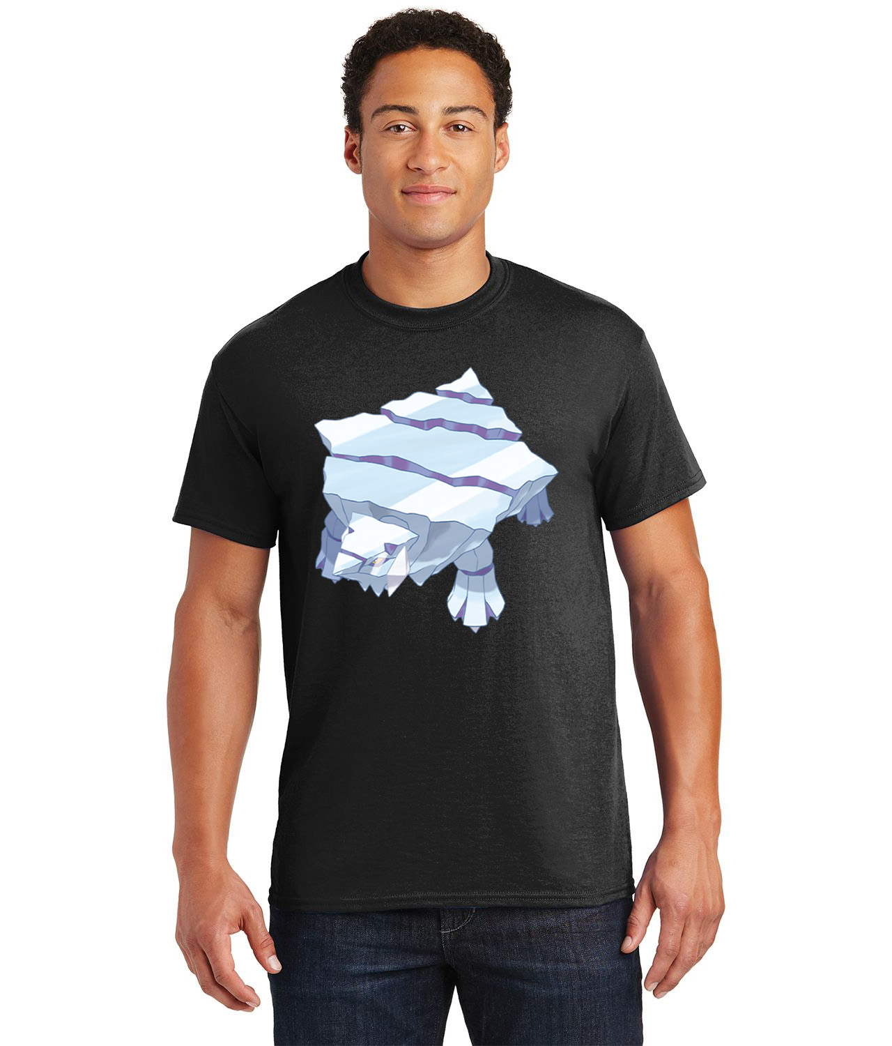 Avalugg Pokemon Media Logo Customized Design on Unisex Tshirt Tee