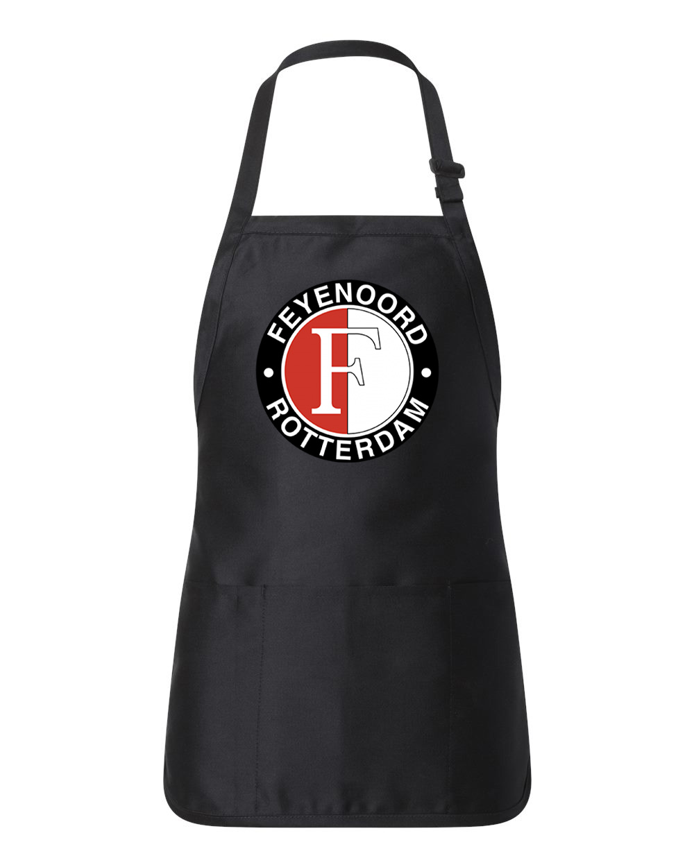 SC Feyenoord 1997 Soccer Logo Symbol Emblem Customized Design on Full-Length Apron with Pouch Pocket