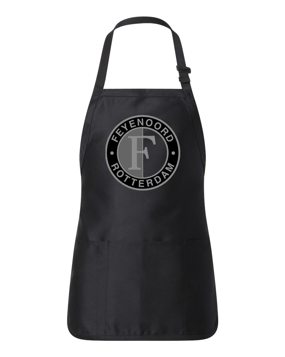 SC Feyenoord Symbol Soccer Logo Symbol Emblem Customized Design on Full-Length Apron with Pouch Pocket