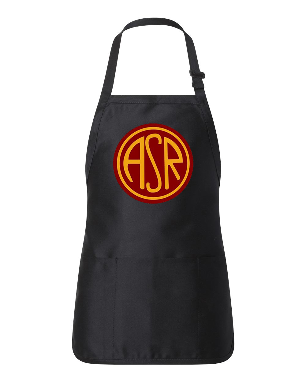 A.S. Roma FC 1930-1934 Soccer Logo Symbol Emblem Customized Design on Full-Length Apron with Pouch Pocket