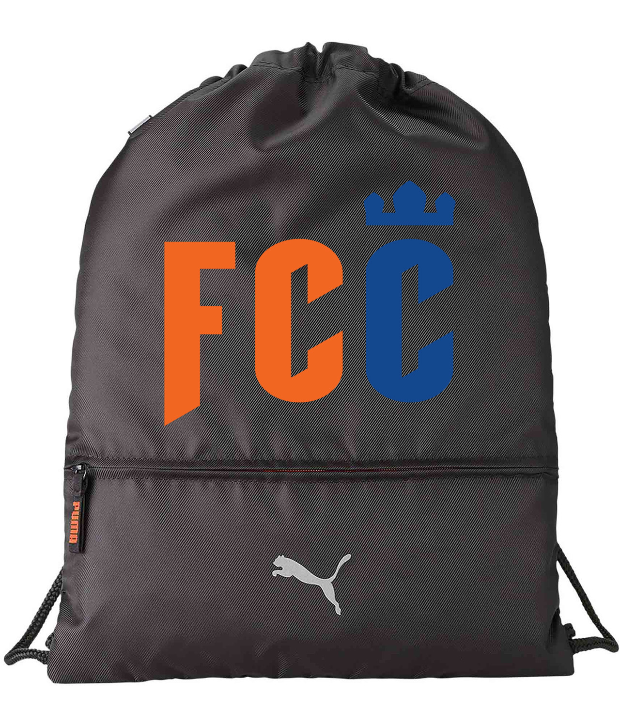 FC Cincinnati 2019 FCC Soccer Logo Symbol Emblem Customized Design on Lightweight Drawstring Backpack Bag