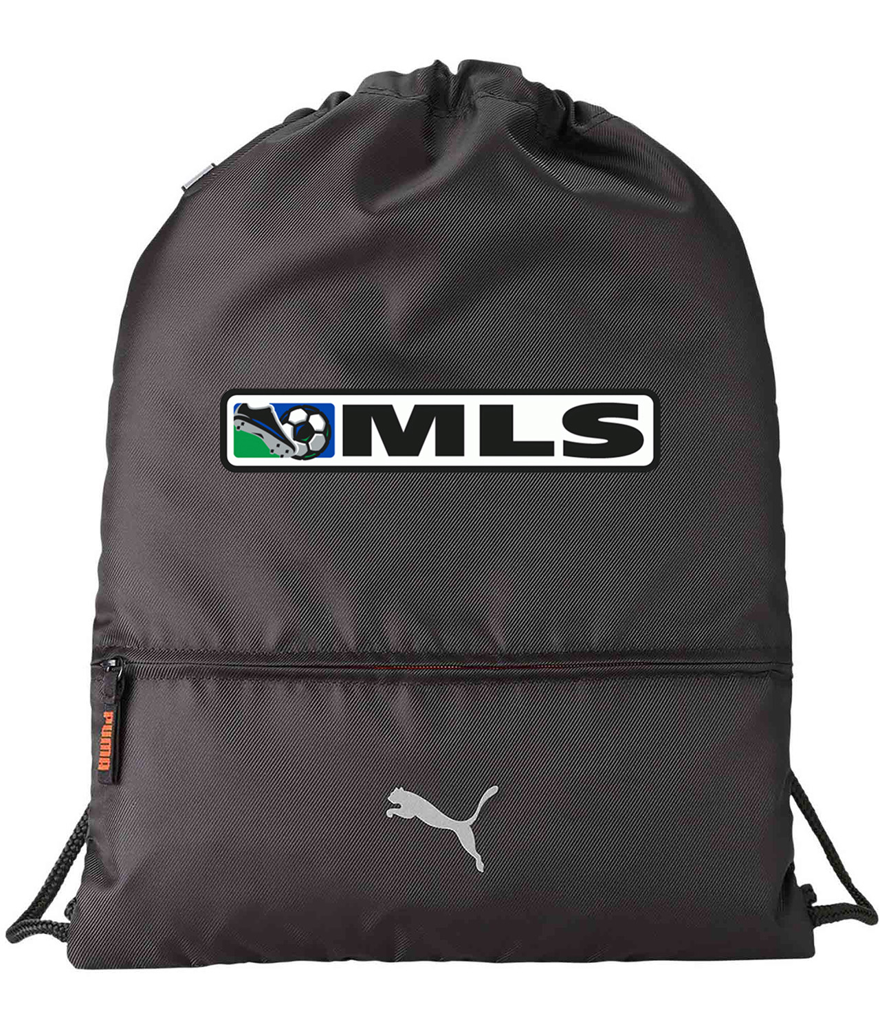 Major League Soccer 2000-2014 Logo Symbol Emblem Customized Design on Lightweight Drawstring Backpack Bag