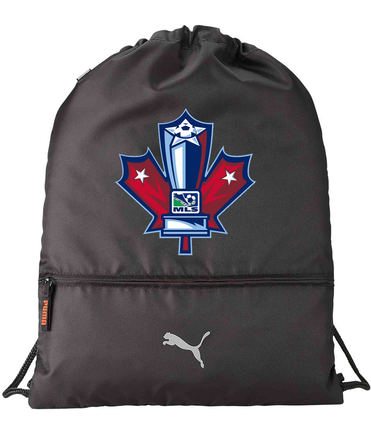 Major League Soccer MLS All-Star Game Color 2008 Logo Symbol Emblem Customized Design on Lightweight Drawstring Backpack Bag