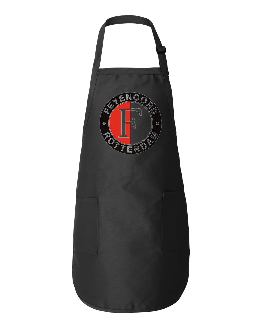SC Feyenoord Emblem Soccer Logo Symbol Emblem Customized Design on Full-Length Apron with Pockets