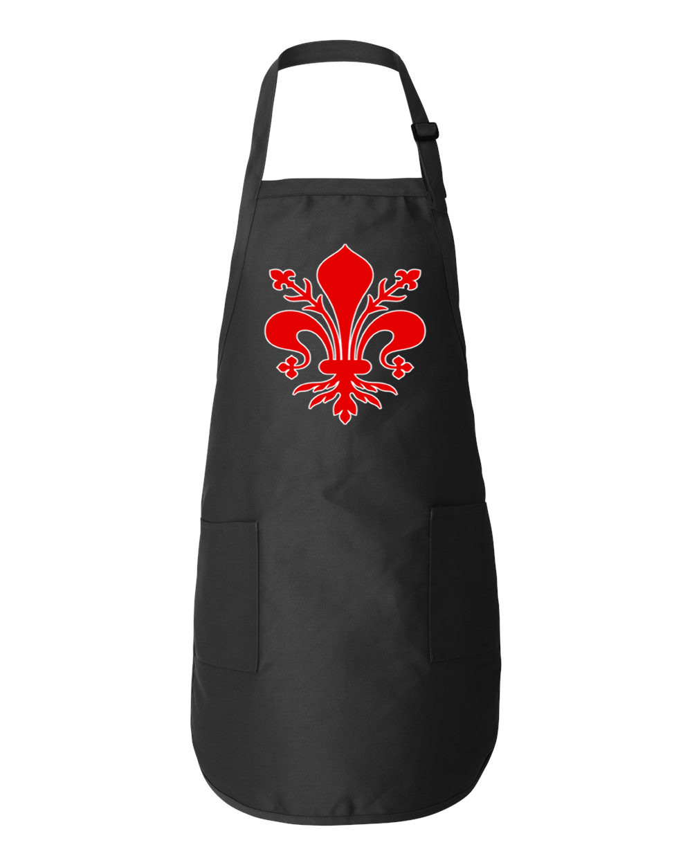 ACF Fiorentina 1927 Soccer Logo Symbol Emblem Customized Design on Full-Length Apron with Pockets