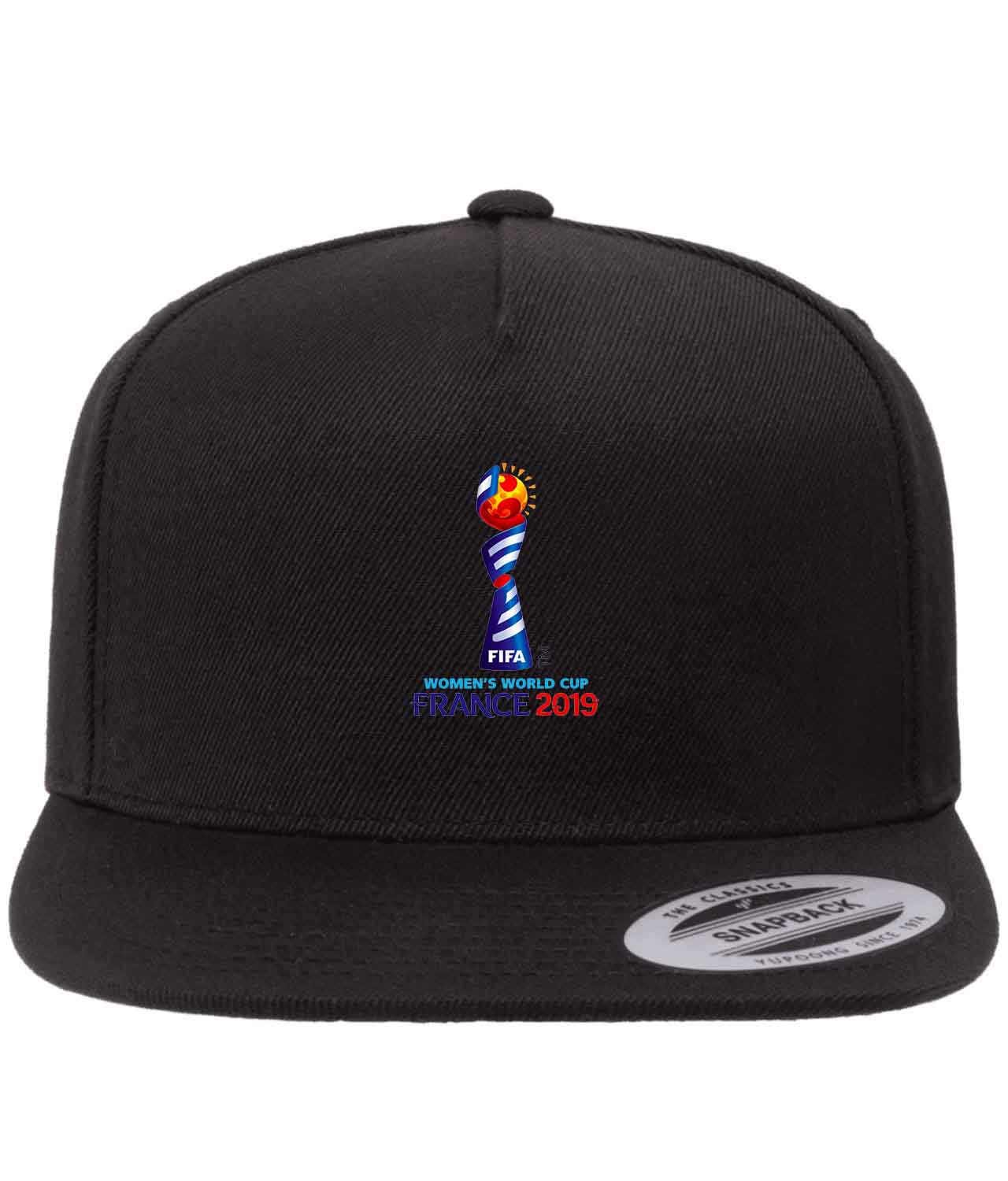 2019 FIFA Womens World Cup France Soccer Logo Customized Design on Wool 5-Panel Cap Hat