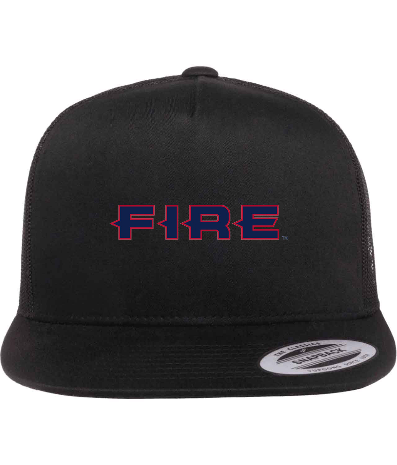 Chicago Fire FC 1998-2019 Soccer Logo Symbol Emblem Customized Design on Classic Trucker Cap Hat