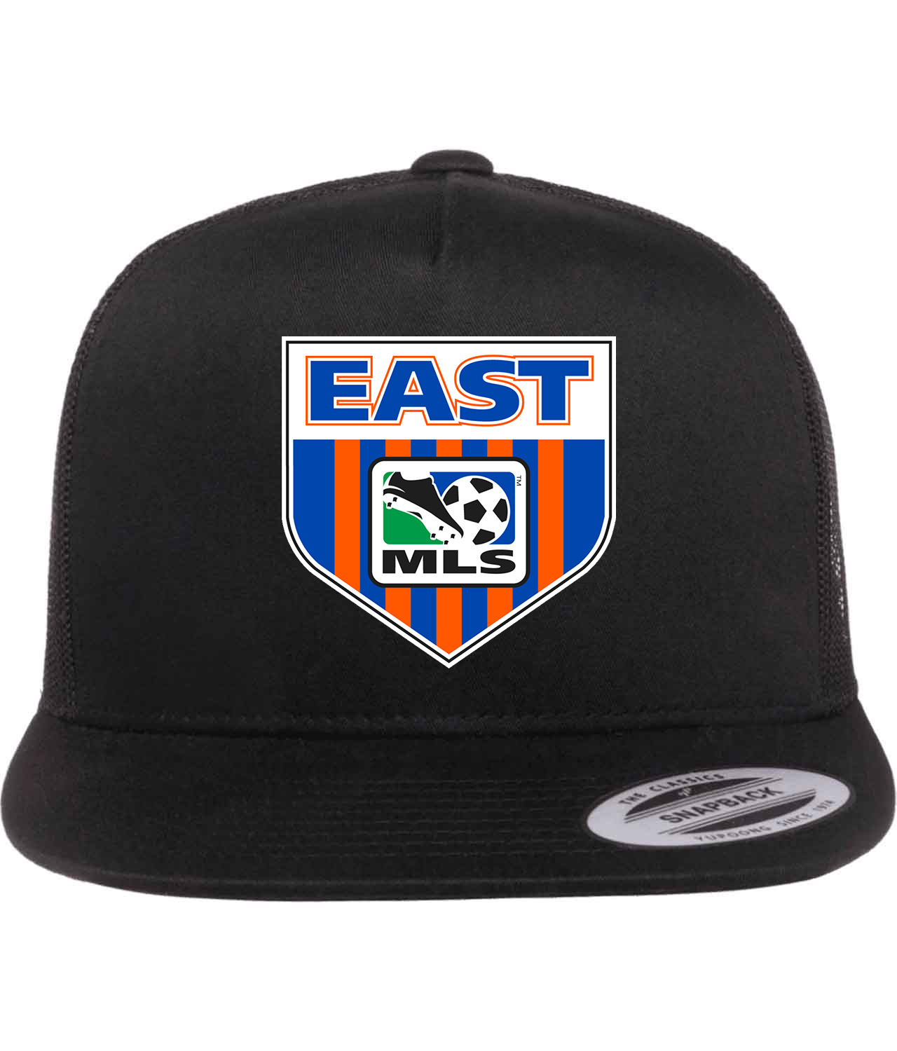 MLS Eastern Conference 1996 Soccer Logo Symbol Emblem Customized Design on Classic Trucker Cap Hat