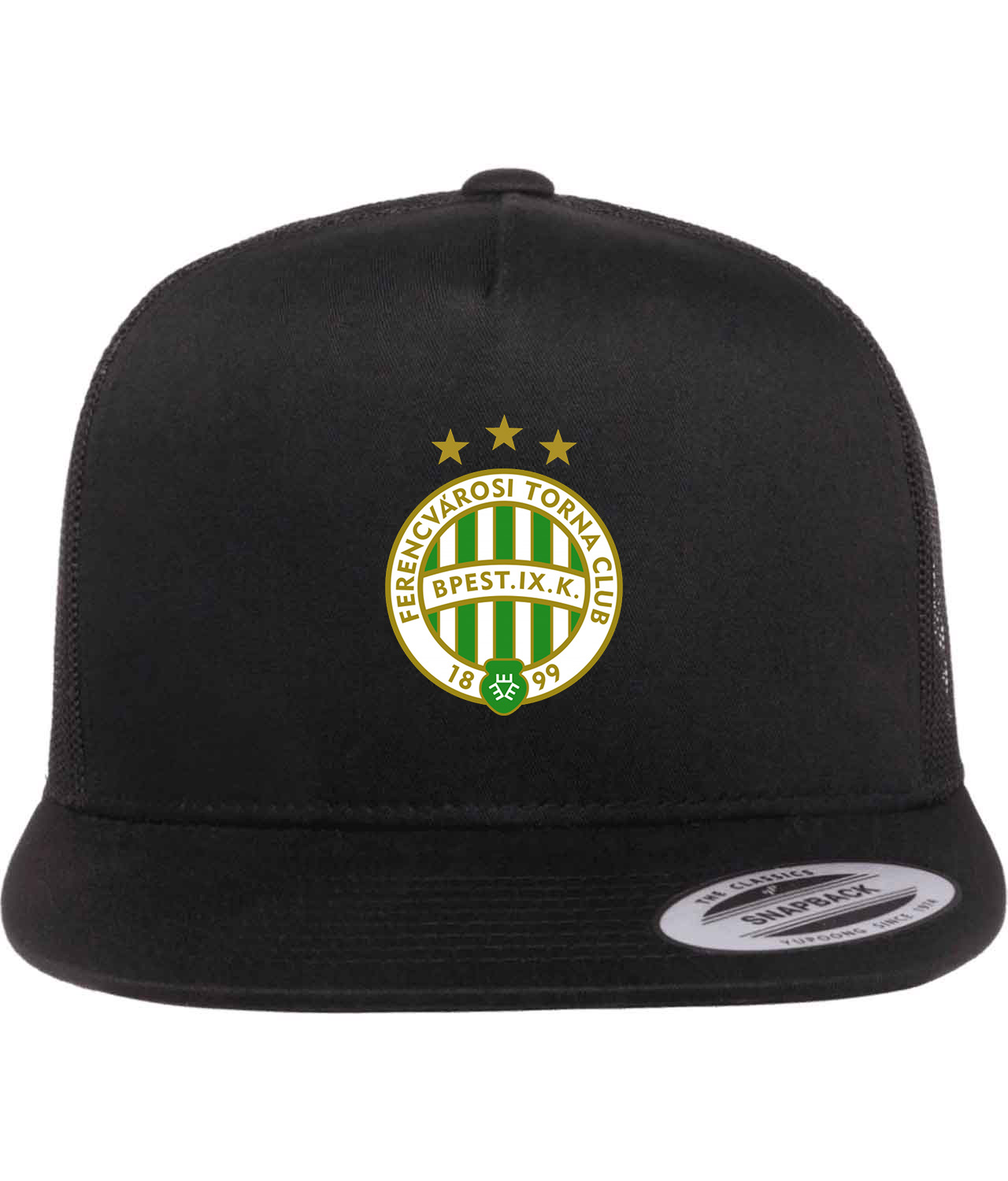Ferencvarosi TC Soccer Logo Symbol Emblem Customized Design on Classic Trucker Cap Hat