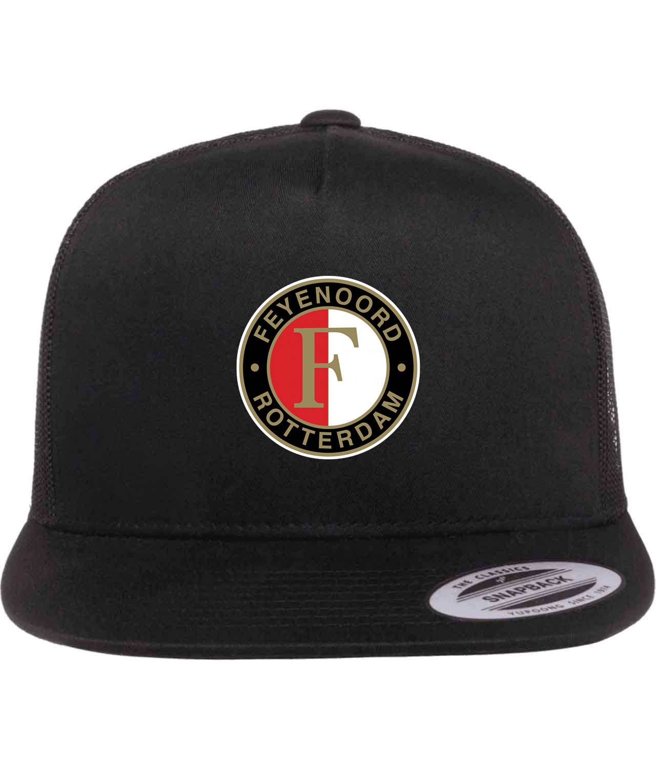 SC Feyenoord Soccer Logo Symbol Emblem Customized Design on Classic Trucker Cap Hat