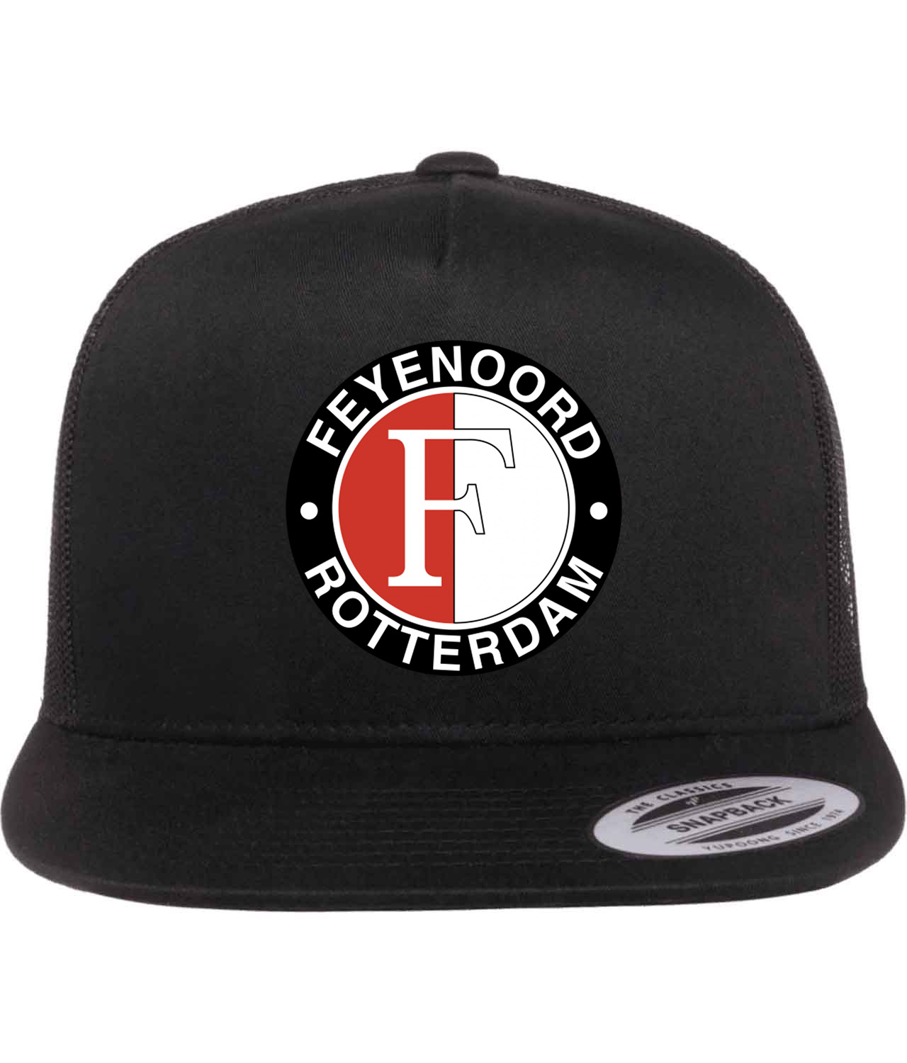 SC Feyenoord 1997 Soccer Logo Symbol Emblem Customized Design on Classic Trucker Cap Hat
