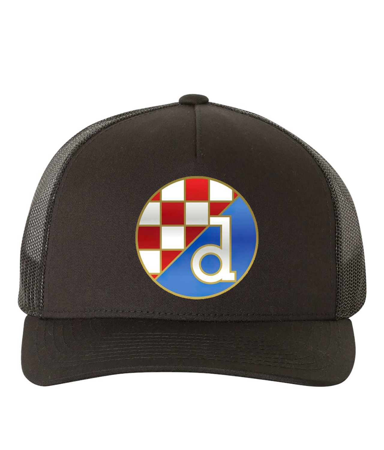 GNK Dinamo Zagreb 2011-2012 Soccer Logo Symbol Emblem Customized Design on Retro Trucker Cap Hat