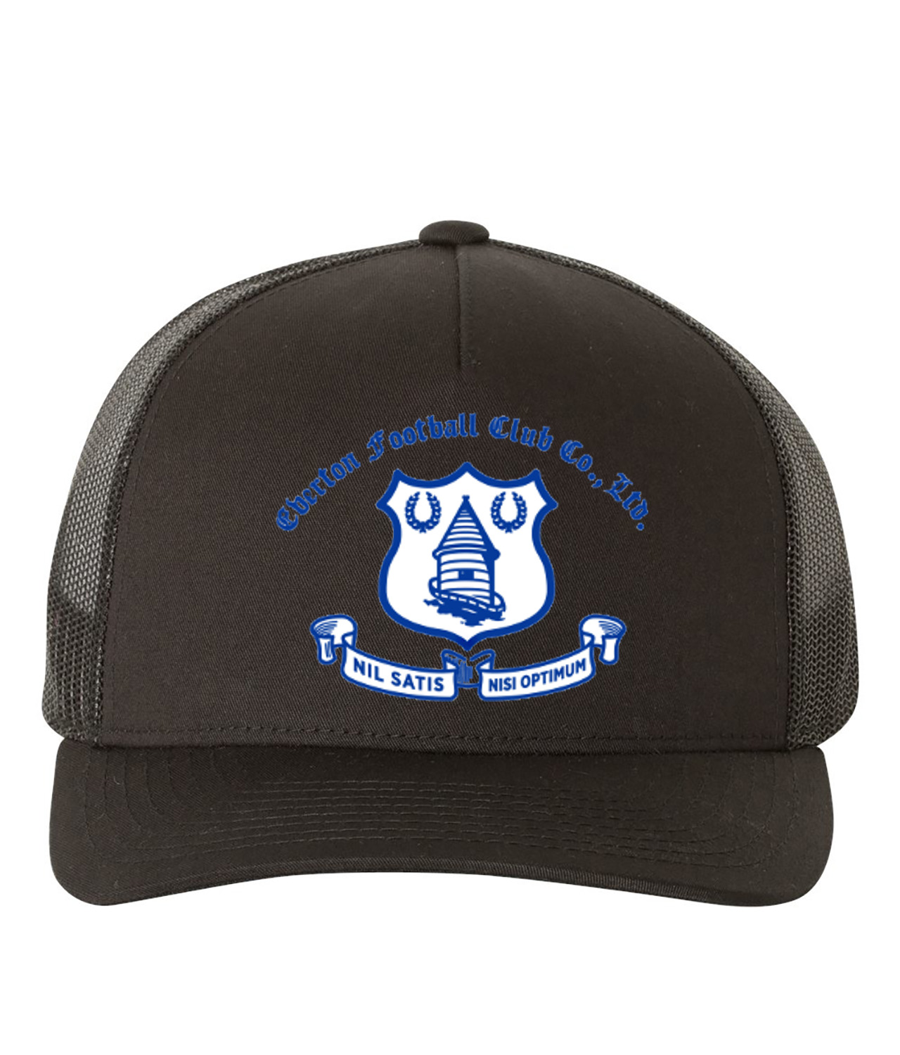 Everton Fc 1938 Soccer Logo Symbol Emblem Customized Design on Retro Trucker Cap Hat