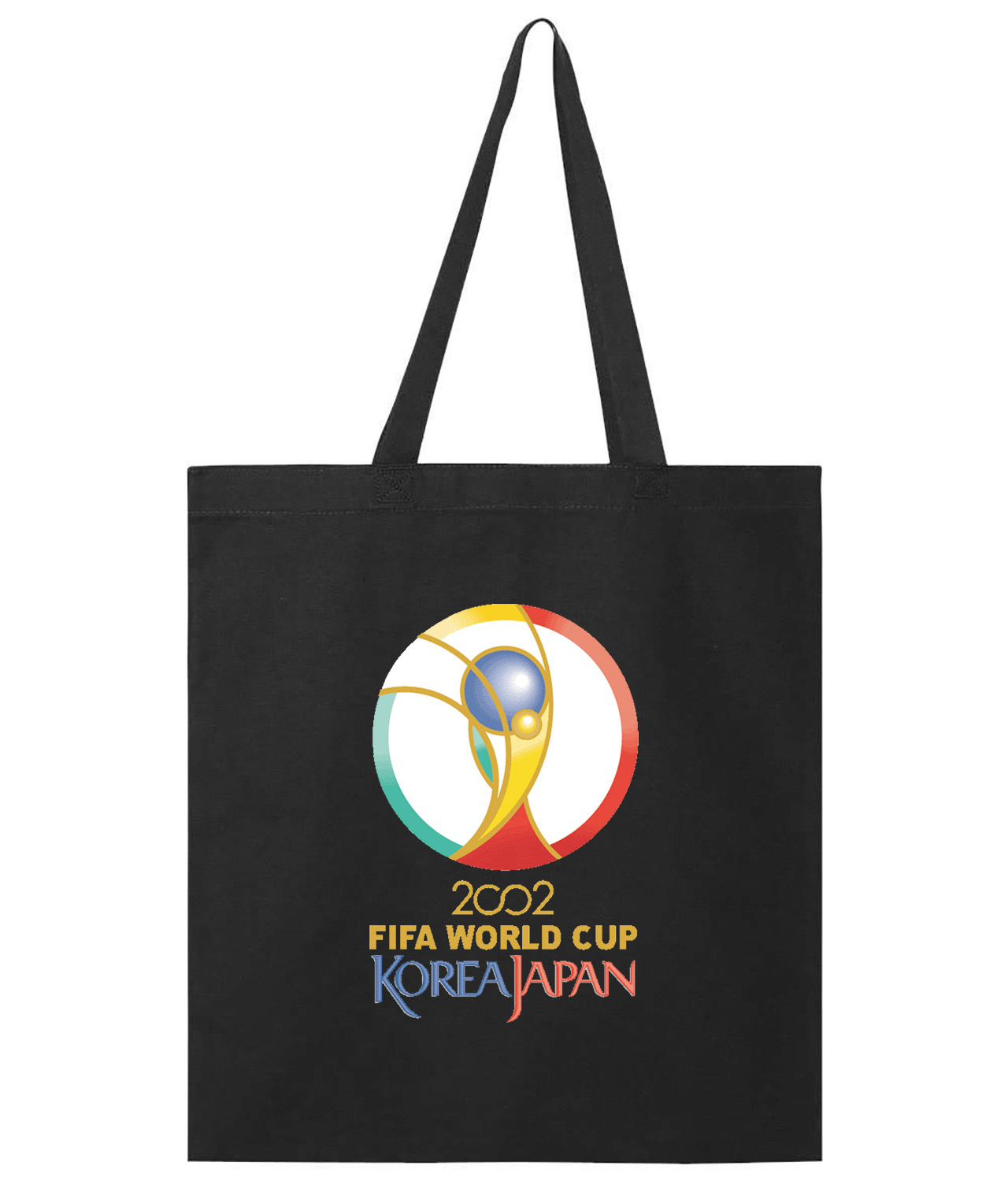 2002 FIFA World Cup Korea Japan Soccer Logo Symbol Emblem Customized Design on Promotional Tote Bag