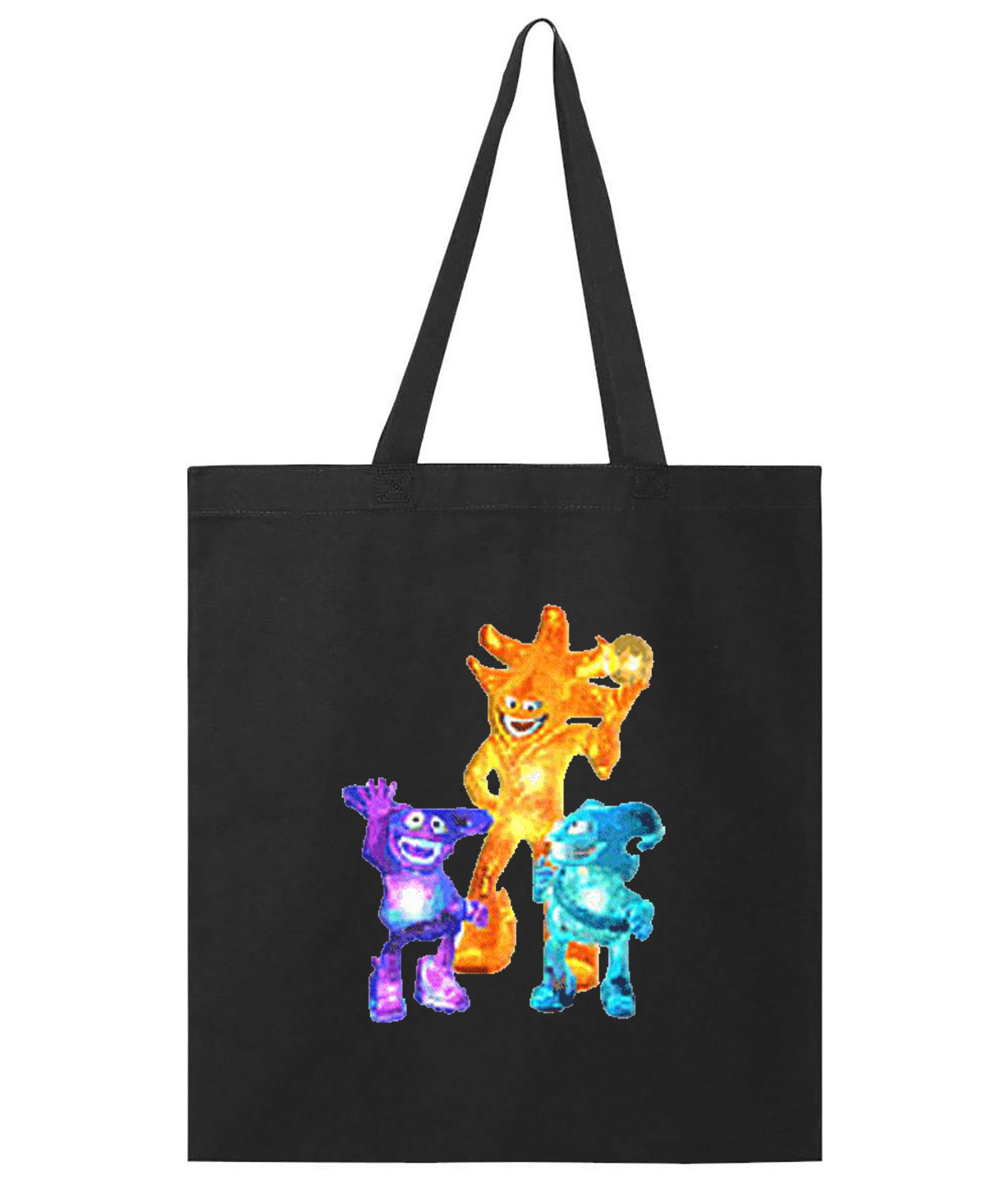 2002 FIFA World Cup Korea Japan Mascot Ato-Kaz-Nik Soccer Logo Symbol Emblem Customized Design on Promotional Tote Bag