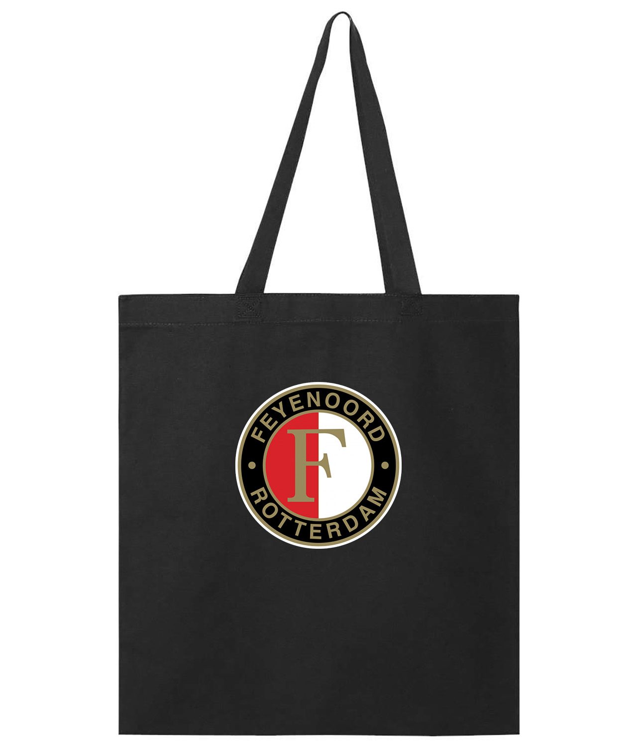 SC Feyenoord Soccer Logo Symbol Emblem Customized Design on Promotional Tote Bag