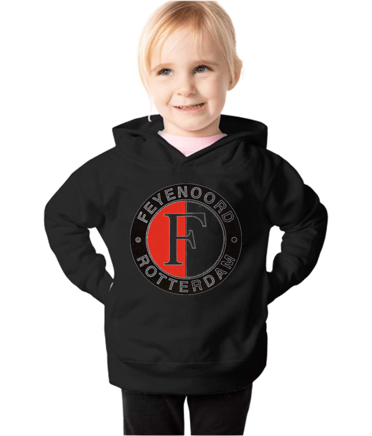 SC Feyenoord Emblem Soccer Logo Symbol Emblem Customized Design on Toddler Pullover Fleece Hoodie