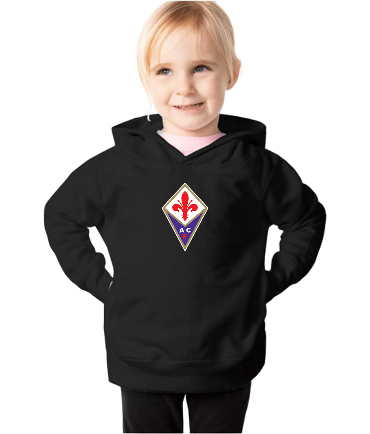 ACF Fiorentina Soccer Logo Symbol Emblem Customized Design on Toddler Pullover Fleece Hoodie