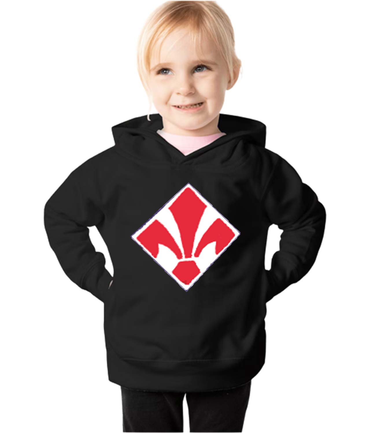 ACF Fiorentina 1951 Soccer Logo Symbol Emblem Customized Design on Toddler Pullover Fleece Hoodie