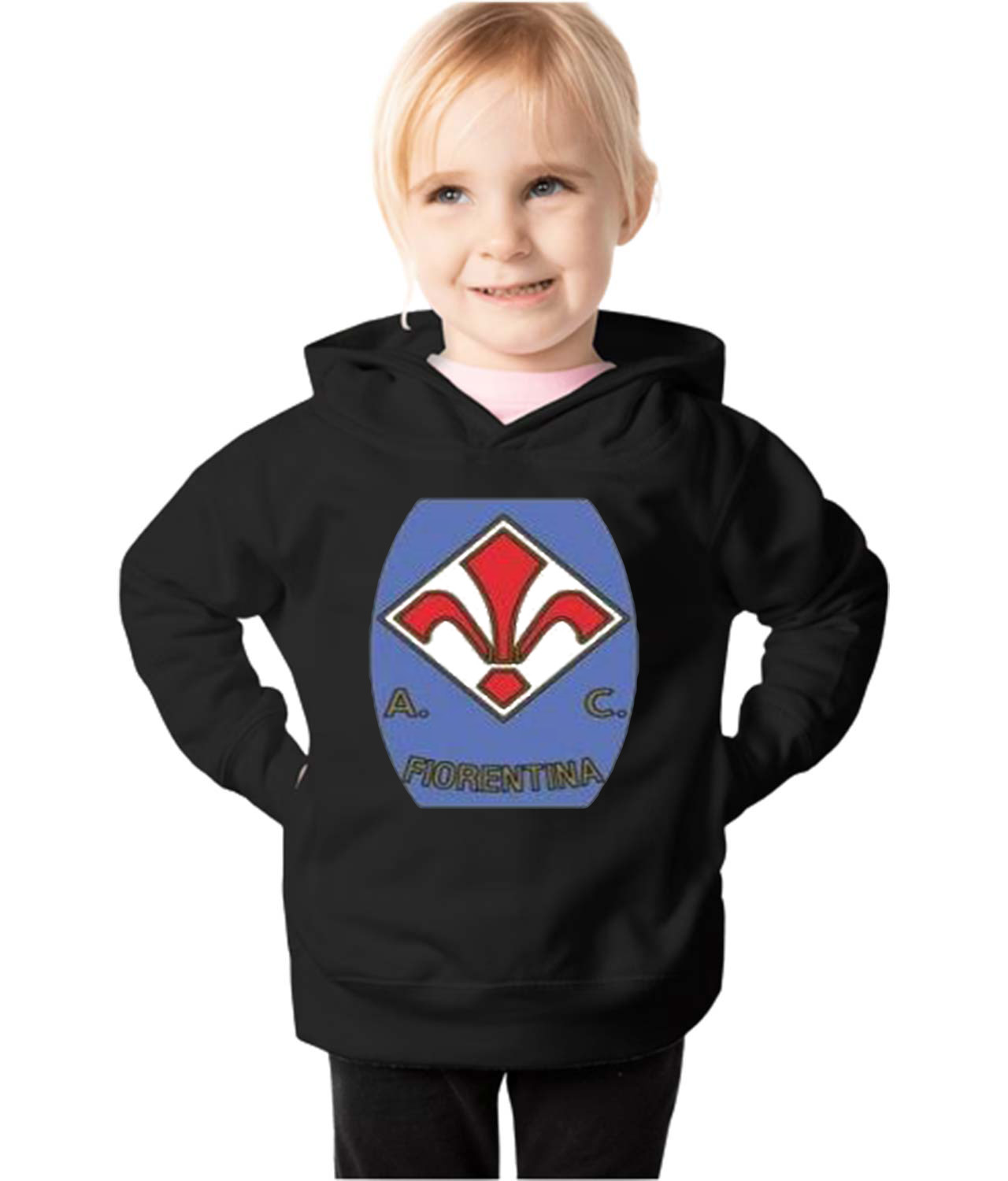 ACF Fiorentina 1967 Soccer Logo Symbol Emblem Customized Design on Toddler Pullover Fleece Hoodie