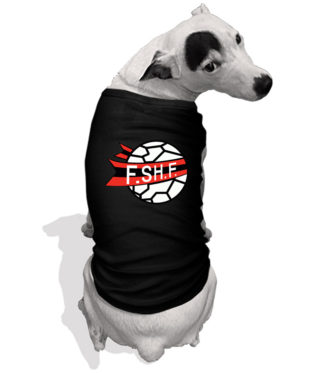 UEFA Albania 1985 Soccer Logo Symbol Emblem Customized Design on Doggie Puppy Dog Tank Tshirt