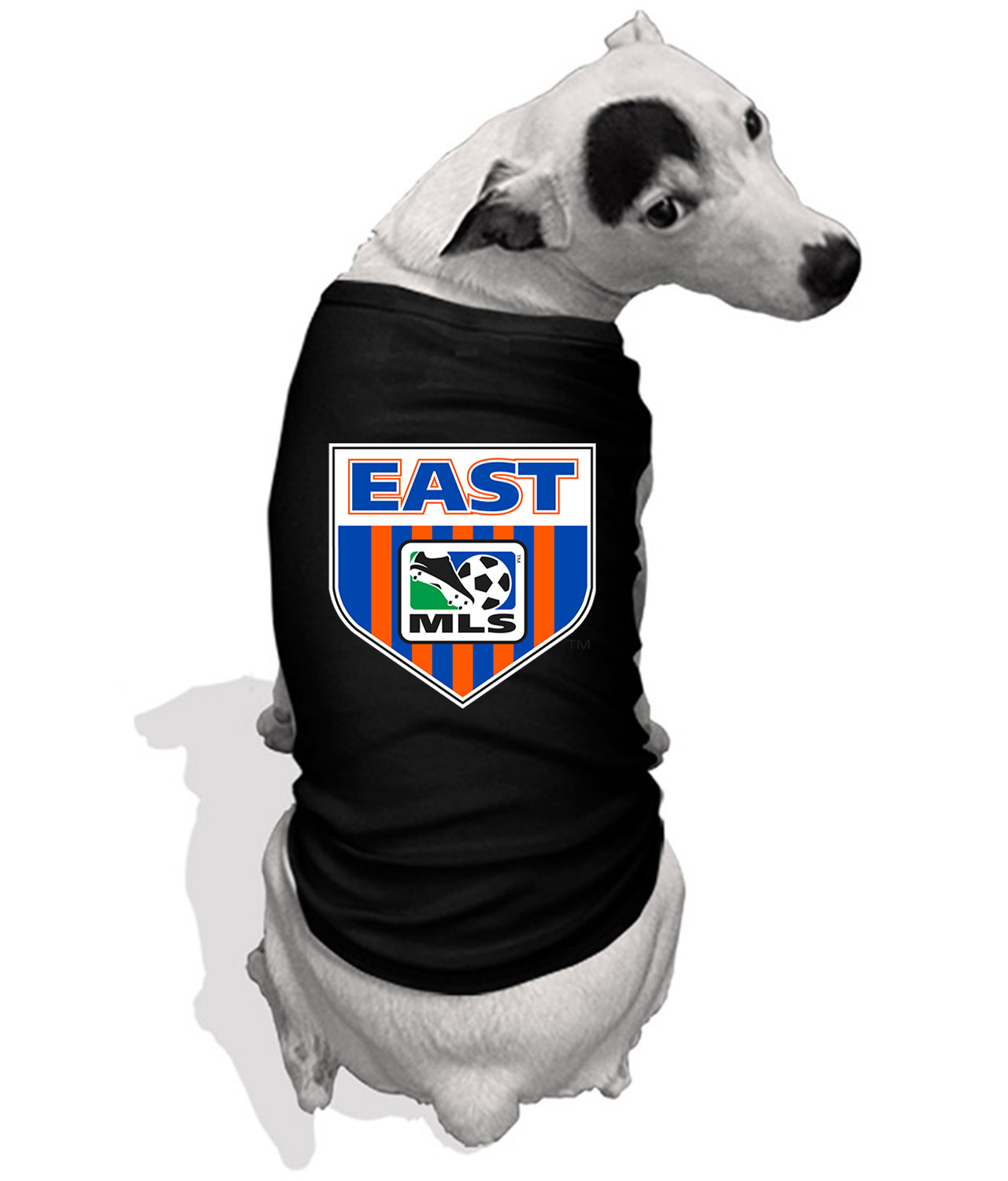 MLS Eastern Conference 1996 Soccer Logo Symbol Emblem Customized Design on Doggie Puppy Dog Tank Tshirt