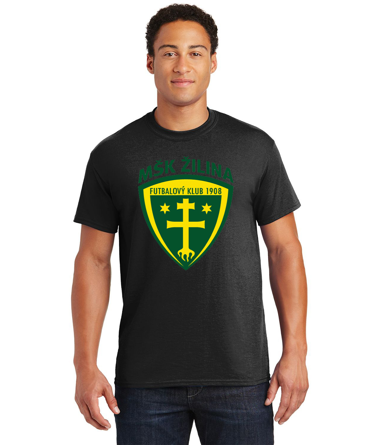 MSK Zilina FC Soccer Logo Customized Design on Unisex Tshirt Tee - Image 1