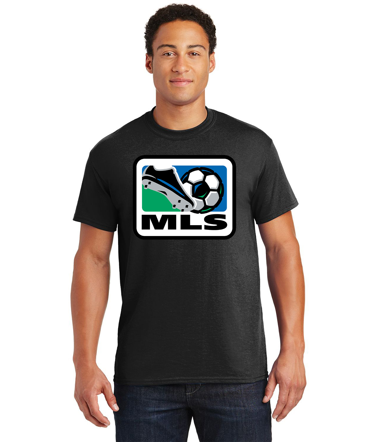 Major League Soccer MLS 2000 Soccer Logo Customized Design on Unisex Tshirt Tee
