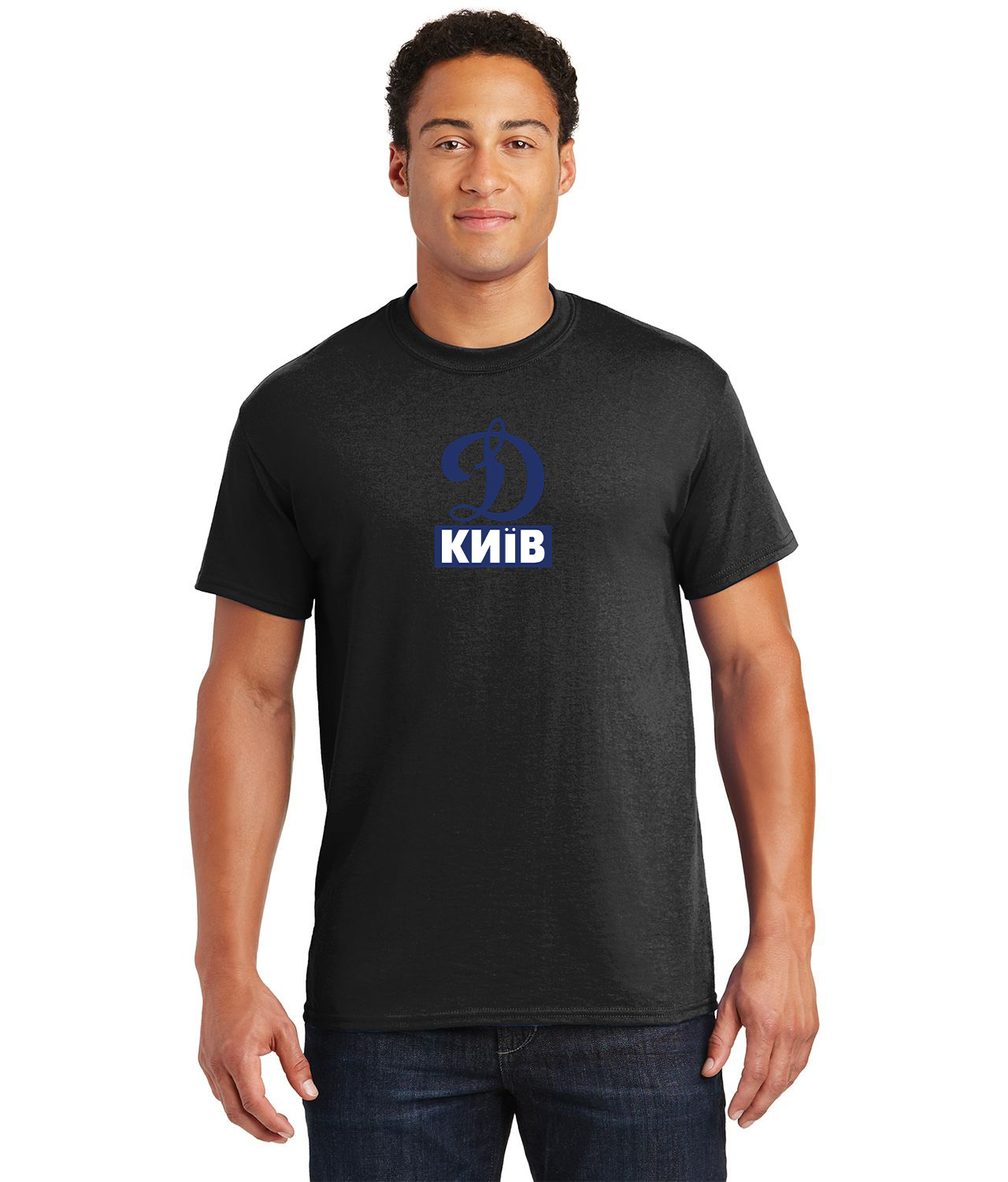 FC Dynamo Kyiv 1989-1995 Soccer Logo Customized Design on Unisex Tshirt Tee