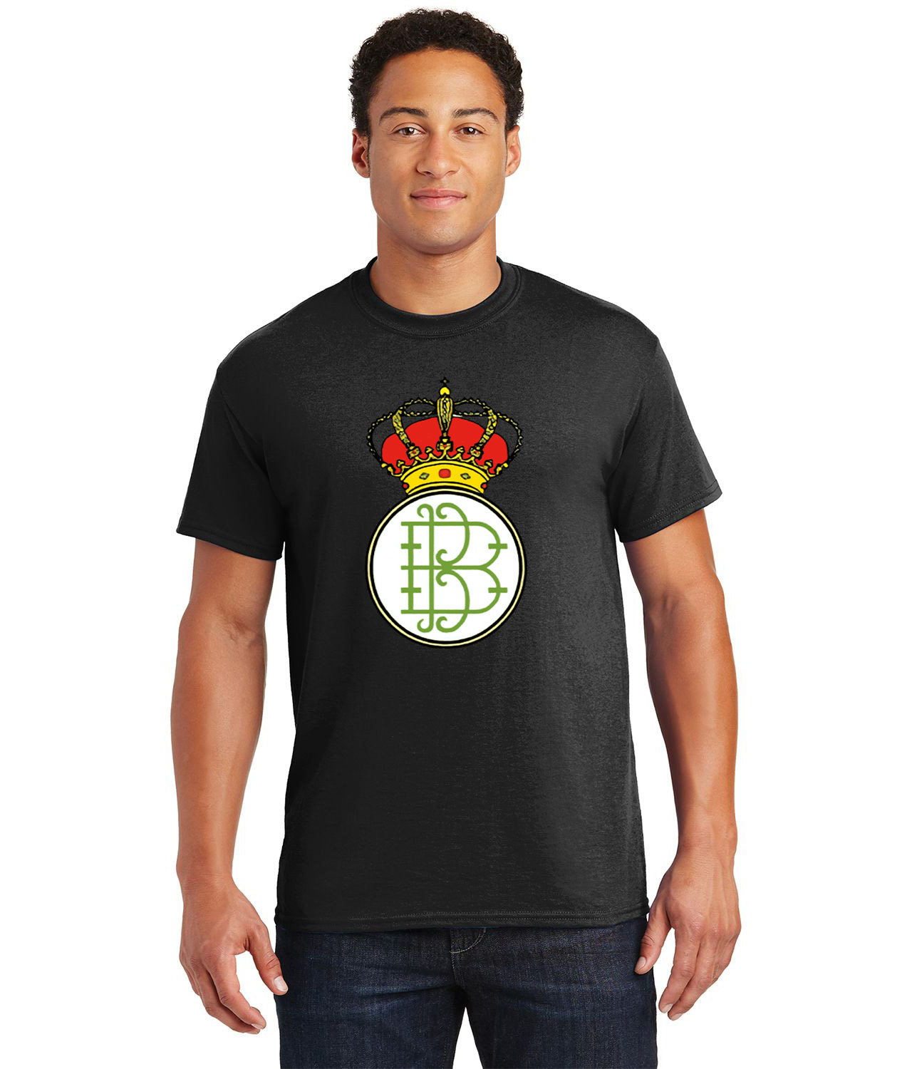 Real Betis Balompie FC 1925-1931 Soccer Logo Customized Design on Unisex Tshirt Tee