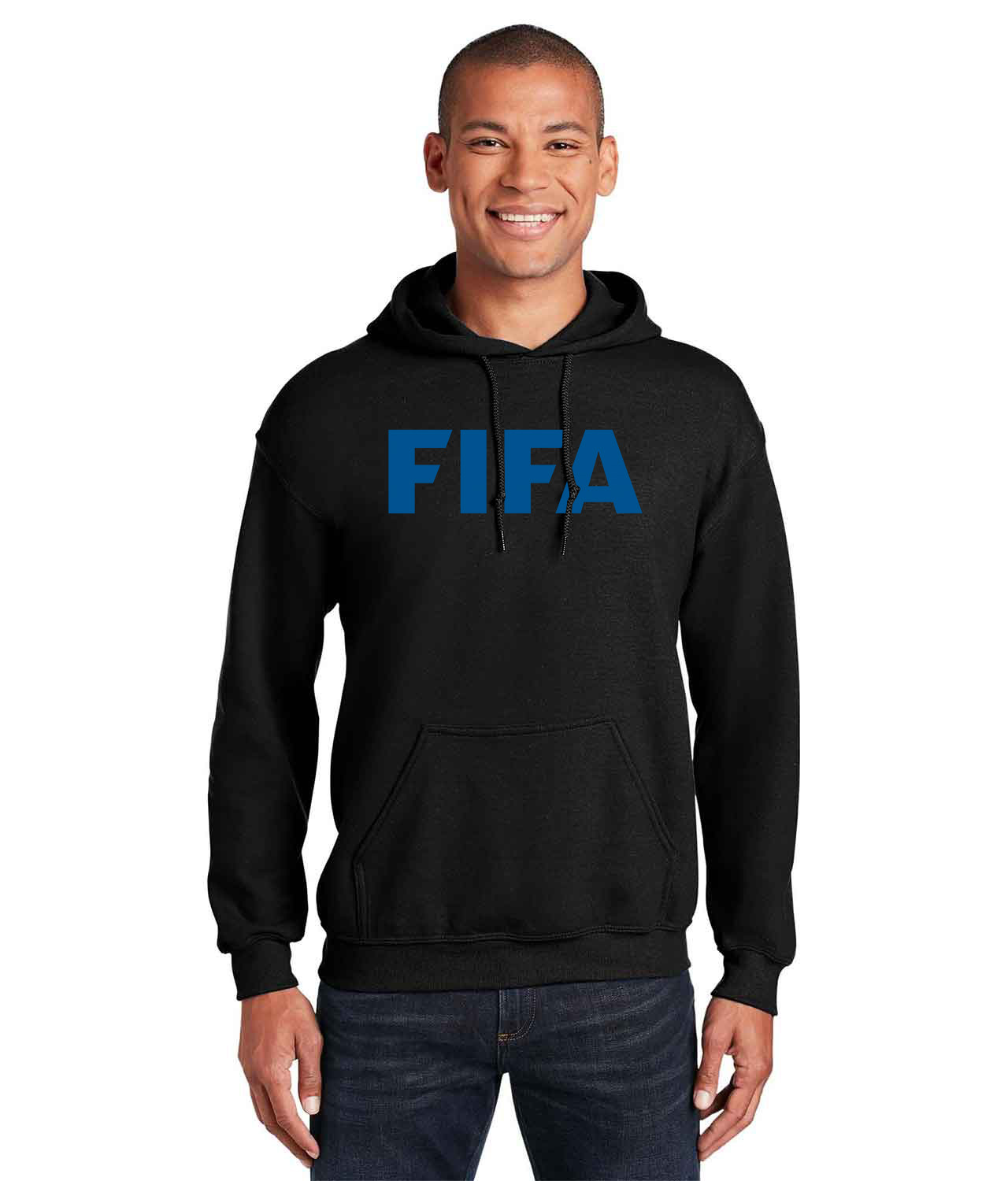 FIFA Logo Symbol Emblem Customized Soccer Design on Unisex Hooded Sweatshirt